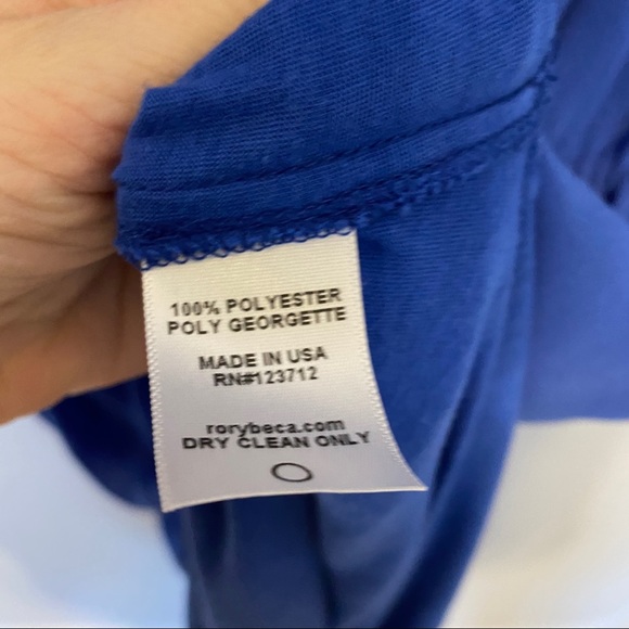 Rory Beca Adjustable Royal Blue Spaghetti Strap Maxi Dress - Size: Small - Picture 7 of 10